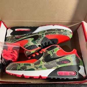 Size 10.5 reverse duck camo Air max